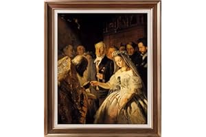 Dimensean Stamped Cross Stitch Kits Full Range of Embroidery Patterns Starter Kits for Beginners Adult or Kids DIY Cross Stitches Needlepoint Kits 11CT-A disproportionate Wedding 16.5x20.5 inch