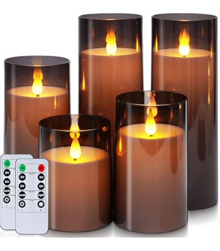 Amazon.com: Nimiko Flickering Flameless Candles 7Pcs