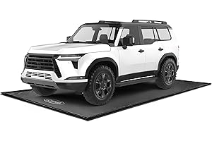 Loninak Garage Floor Mat, 8'6"x20' Garage Containment Mat for Winter Garage Floor Protection Mat for All Seasons Garage Water