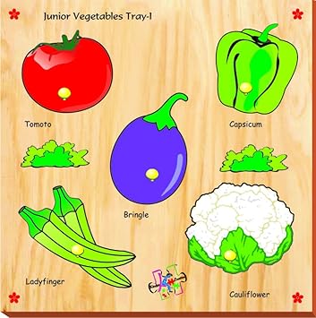 Kinder Creative Junior Vegetables with Knobs, Brown