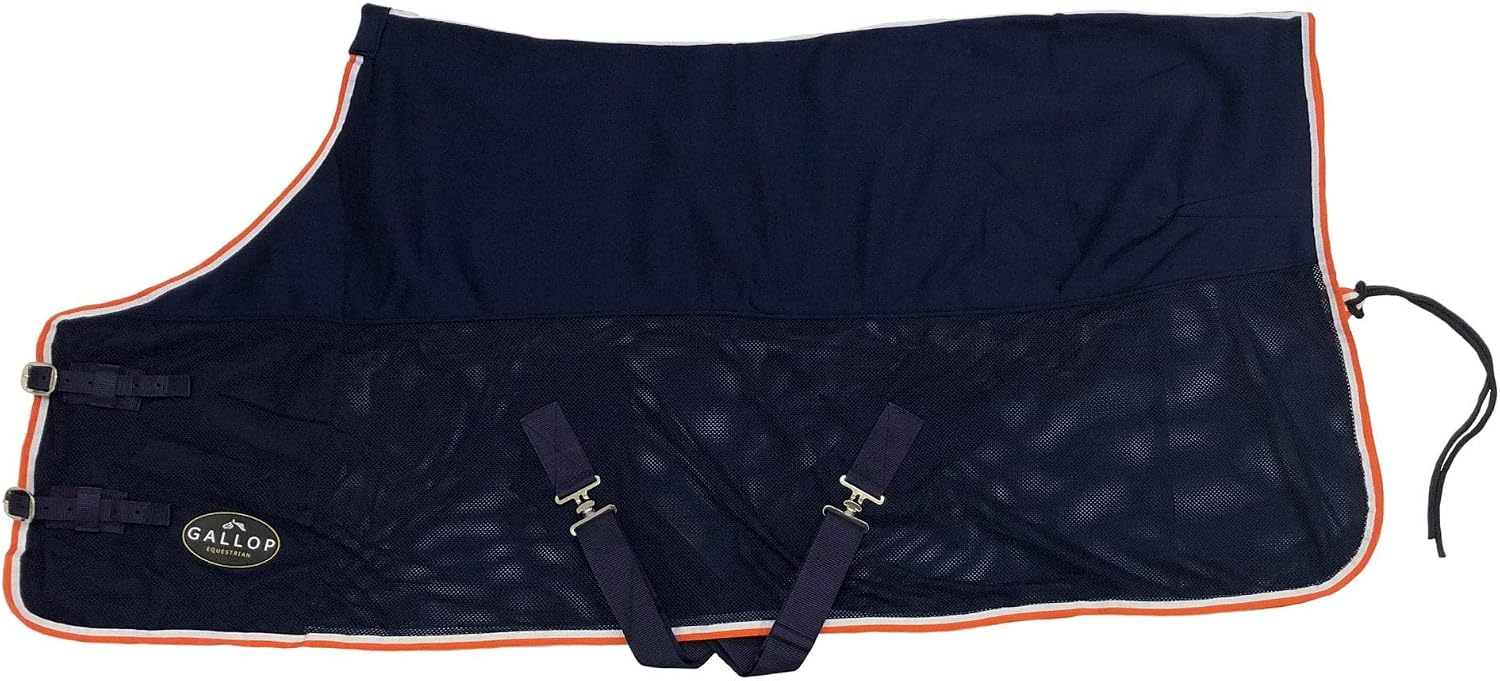 Gallop Jersey Mesh Cooler Rug, 70.8-Inch Size, Navy