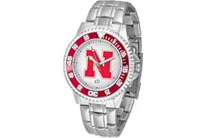 SunTime Men's Competitor 40mm Quartz Watch, 20mm Stainless Steel Strap, Gameday Dial