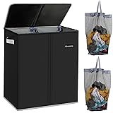 Airensky Double Laundry Hamper Collapsible Laundry