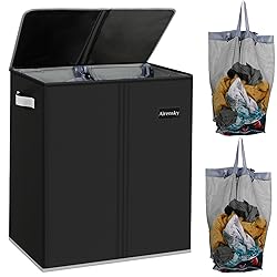 Airensky Double Laundry Hamper Collapsible Laundry