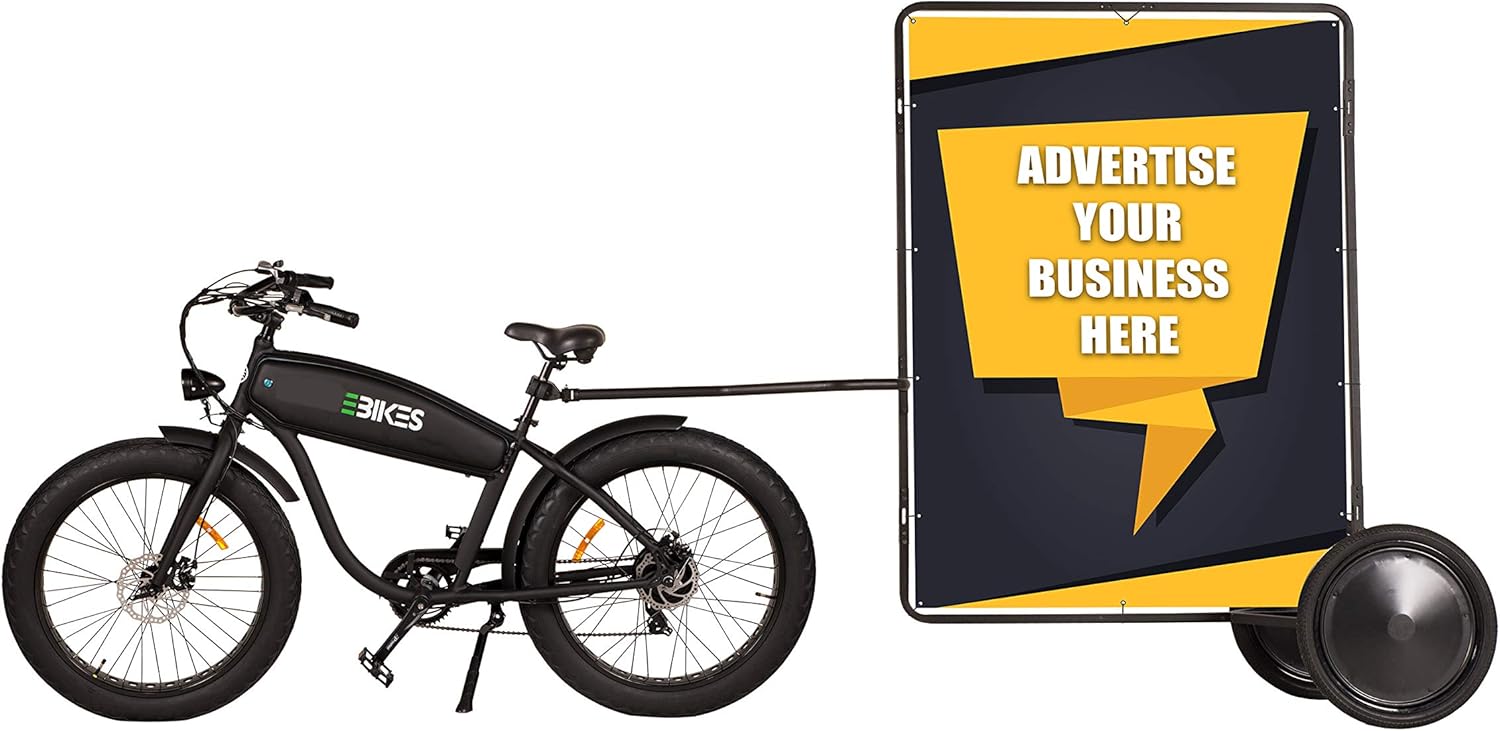 Budget Ad Bike Advertising Bike Trailer Multifunctional Mobile