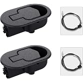 Baridwon 2 Set Recliner Replacement Parts, Durable Recliner Release Pull Handle with Recliner Pull Cable, Repair Replacement Parts Compatible with Most Furniture of Recliner Chair Sofa Couch
