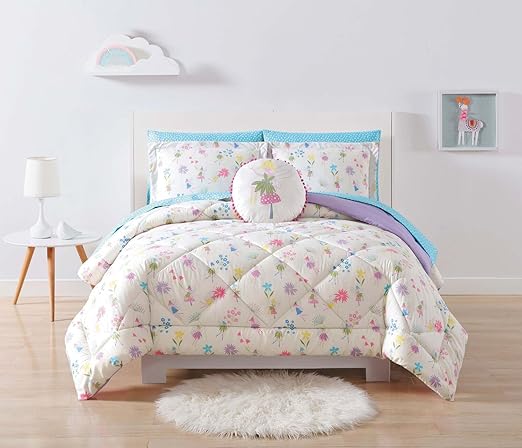 Amazon Com My World Garden Fairies Comforter Set Full Queen
