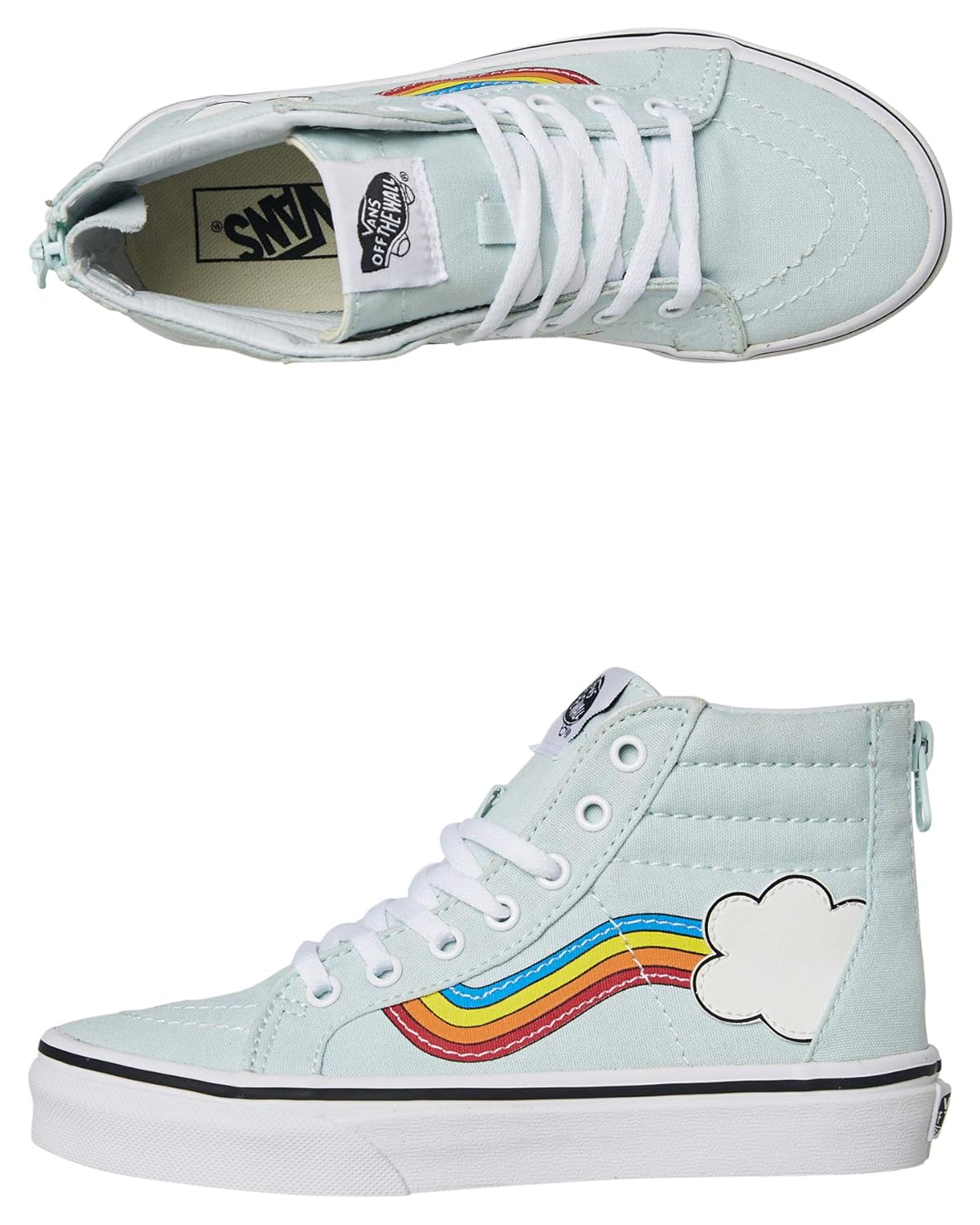 zapatos vans arcoiris 80