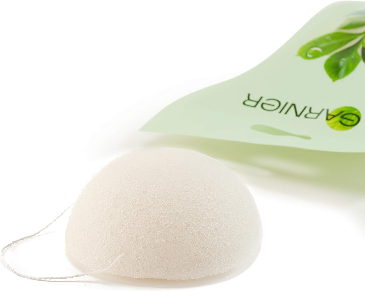 Garnier Facial Cleansing Face Scrub Konjac Sponge Natural Cosmetics Garnier Konjac Plant Cleansing Sponge, 1 Piece - Image 5