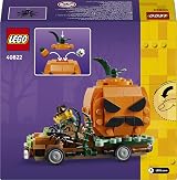 LEGO Jack-O-Lantern Pickup Truck Toy Halloween Kit 40822 Pumpkin Head Farmer view 11