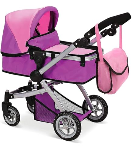 Baby Doll Stroller For Girls Age 8-10 Baby Doll Convertible Pram