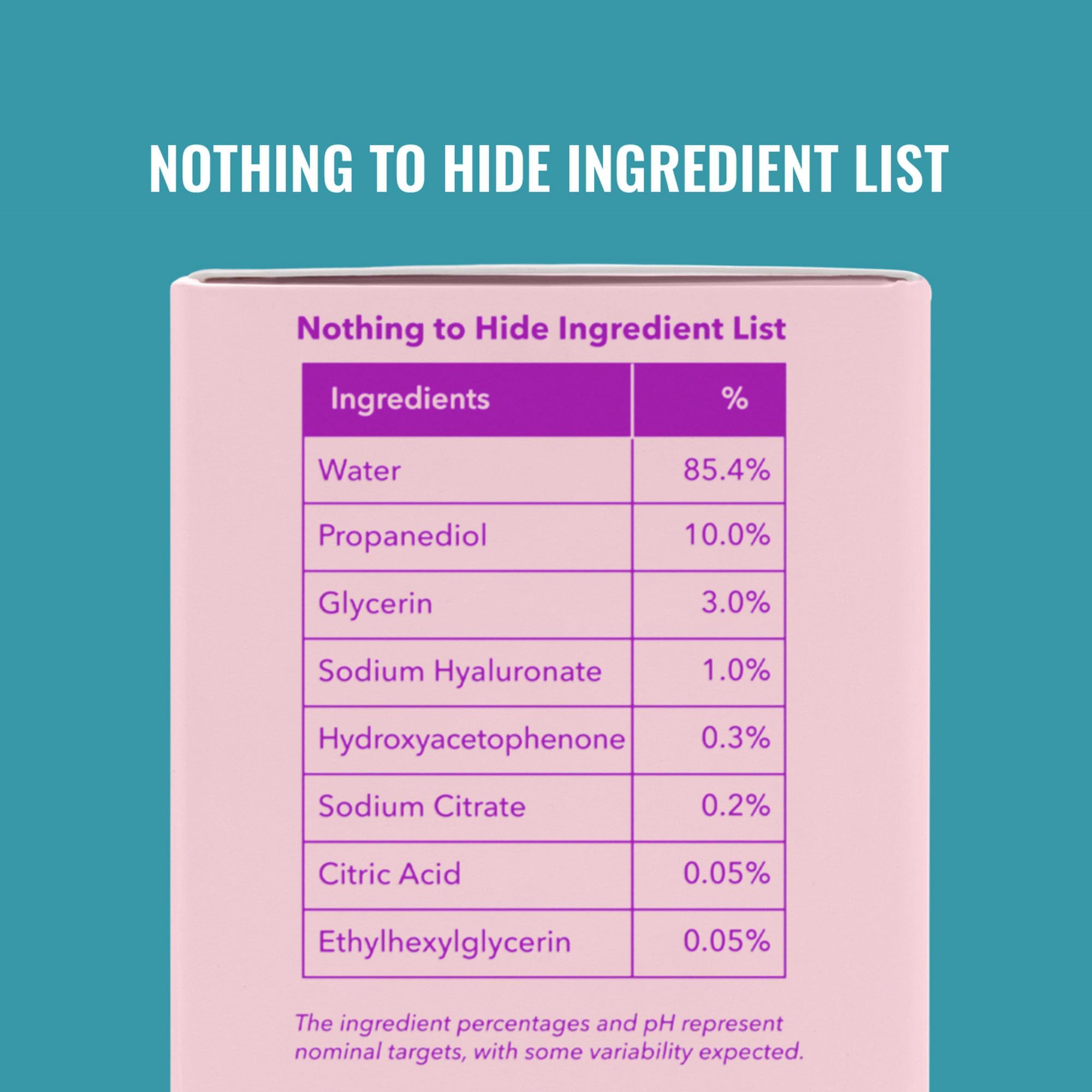 Good Molecules Hyaluronic Acid Serum - 1% Hyaluronic Acid Non-greasy Ultra Hydrating Serum, Facial Moisturizer for Plumper Skin, Skin Care for Face