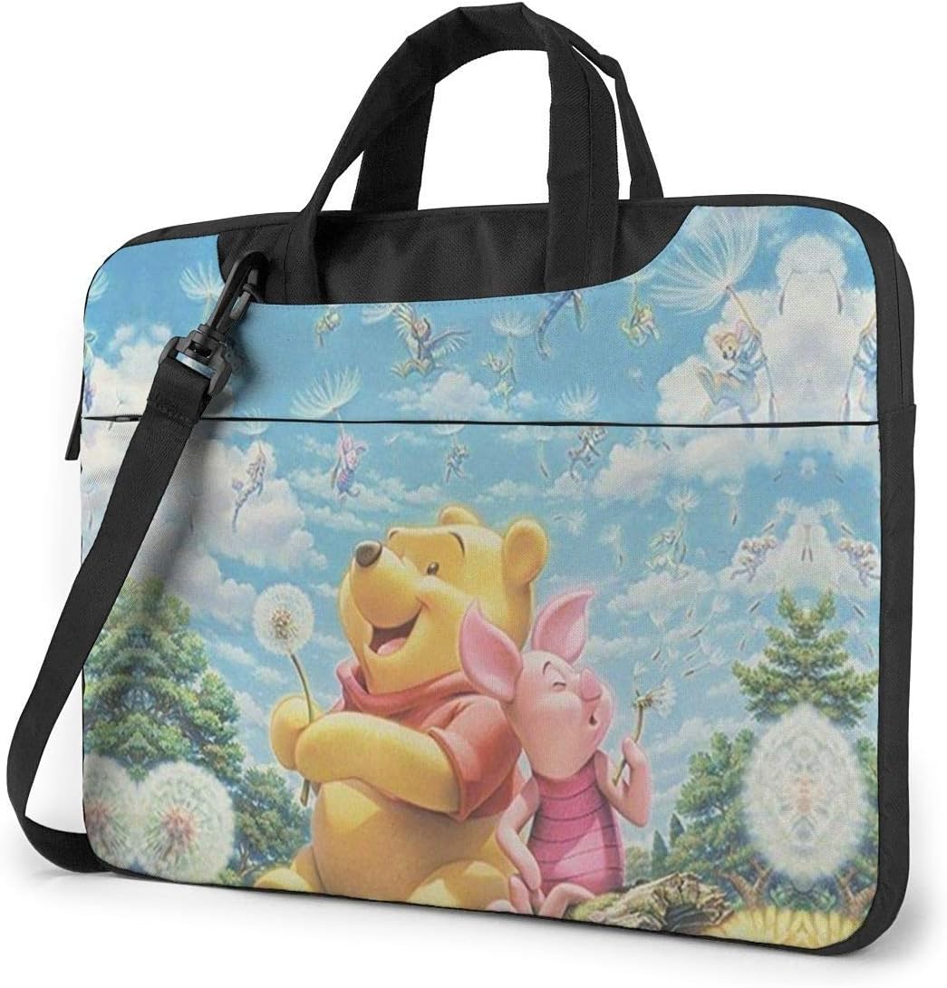 13 Inch Laptop Bag Winnie The Pooh Quotes Laptop Briefcase Shoulder Messenger Bag Case Sleeve