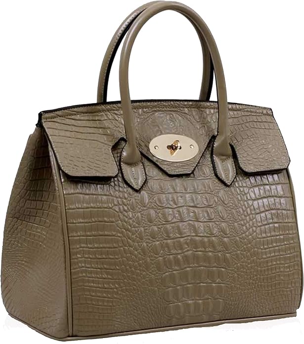 Womens Croc Handbags Ladies Shoulder Bags Designer Leather Celebrity