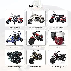 FVRITO Mini Bike 212 Carburetor VM22 Carb Kit for