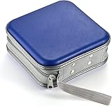 LIOVODE 48 Capacity CD/DVD Binder Wallet Blue Portable USB Hard Disk Storage view 5