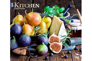 Kitchen 2025 14 x 24 Inch Monthly Deluxe Wall Calendar | Foil Stamped Cover | BrownTrout