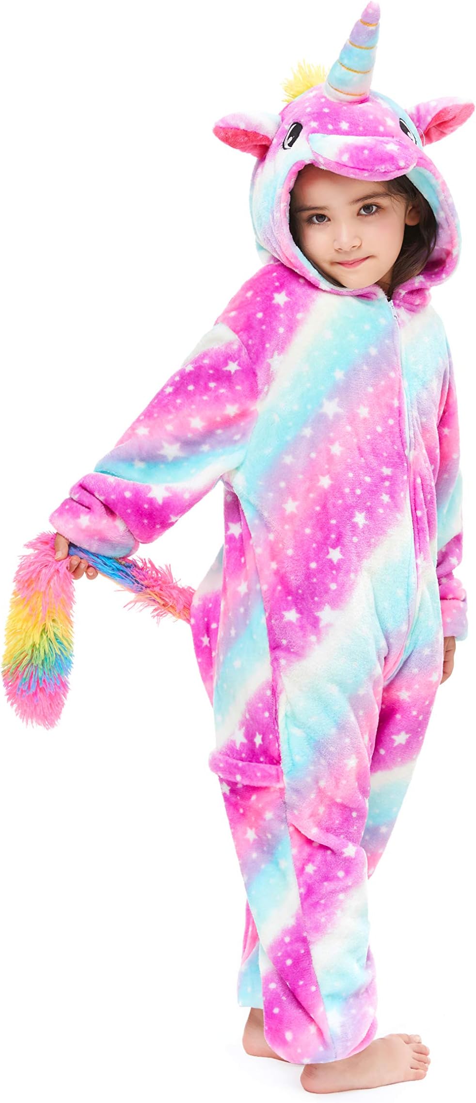 Kid's Animal Onesie Unicorn Costume Cosplay Pajamas Christmas