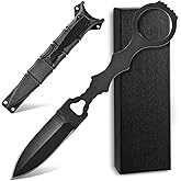 Ccanku C1397 Fixed Blade Knife,D2 Steel Blade Portable Straight Knife With Kydex Sheath for Outdoor, Survival, Hiking, Camping(Style B)