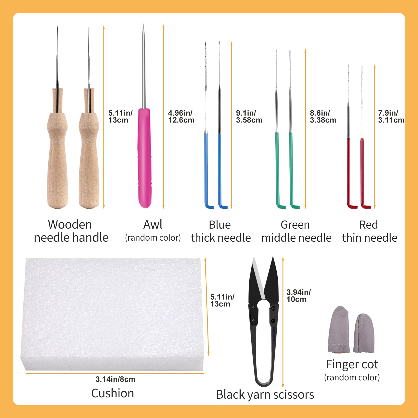 JUPEAN Needle Felting Kit, 24 Colors Wool Roving (5g/Color), Complete Needle Felting Starter Kit with Needle Felting Supplies Wool Fibre Spinning Craft Felting Kits for Beginners
