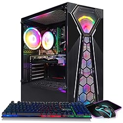 STGAubron Gaming PC Desktop, Radeon RX 550, Intel
