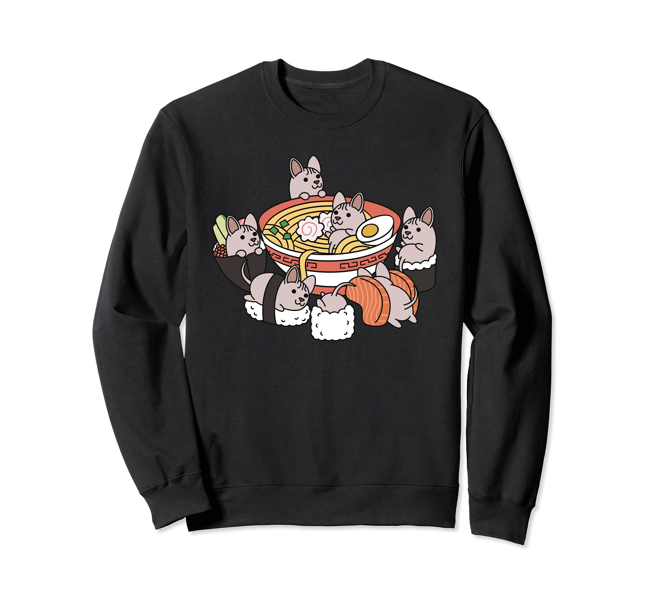 Ramen Sushi Sphynx Cat Pet Sweatshirt