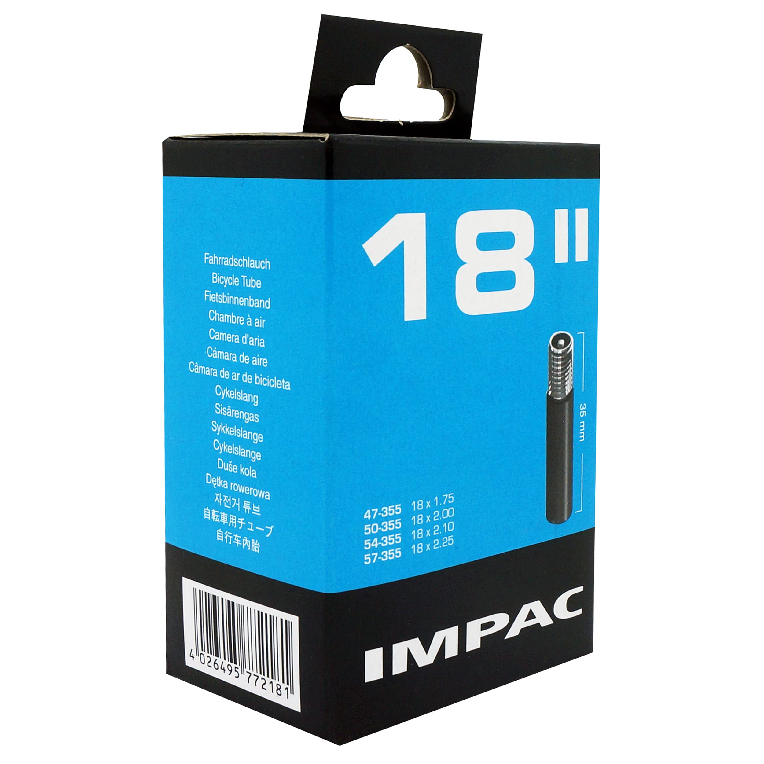 IMPAC AV18" Tubes 47/57-355