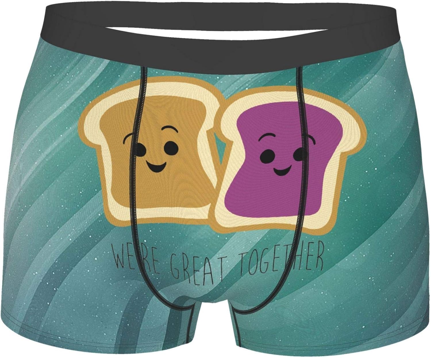 Peanut Butter And Jelly Men'S Printed Underwear Outdoor Lightweight