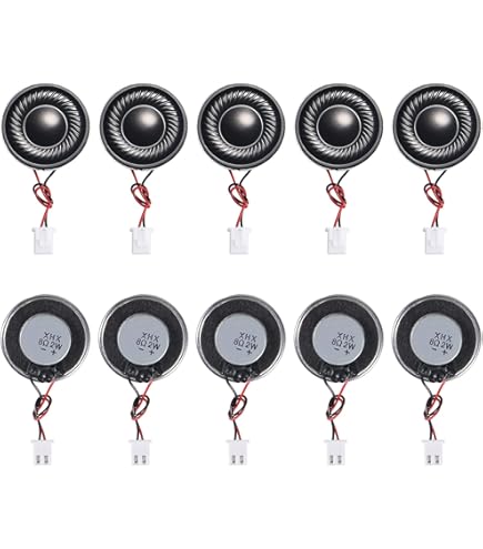 Sourcingmap Lot De 5 Mini Haut-Parleurs Internes 0.25W 8Ohm 29mm Aimant - Haut-Parleurs Miniatures