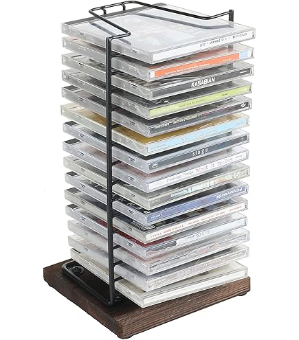 Amazon.com: FixtureDisplays CD Tower Media Rack DVD
