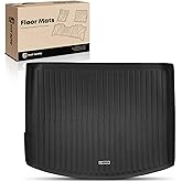 YHTAUTO Cargo Mat Compatible with Ford Escape 2013-2019 & Lincoln MKC 2015-2019, TPE All Weather Car Mat Waterproof Anti-Slip Odorless, Interior Accessories, Cargo Mat Trunk Mat