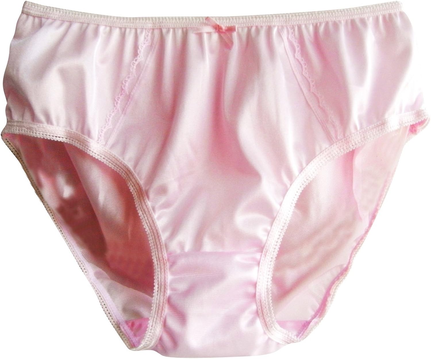 PMTPK Pink HiCuts Panties Nylon Lingerie Women Underwear (M) at Amazon Women’s Clothing store