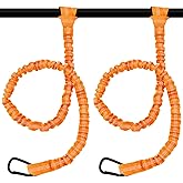 Apeso 2 Pack Kayak Paddle Leash, Paddle Board Leash Fishing Lanyard Tool Tether with Carabiner Kayaking Accessories