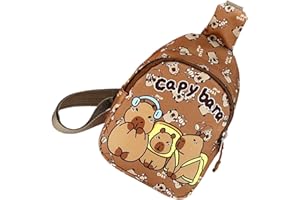 Crossbody Bag For Kids Teens Capybara Slings Backpack Small Chest Travel Bags Fashion Fannys Pack Gifts Unisex Kids Chest Bag