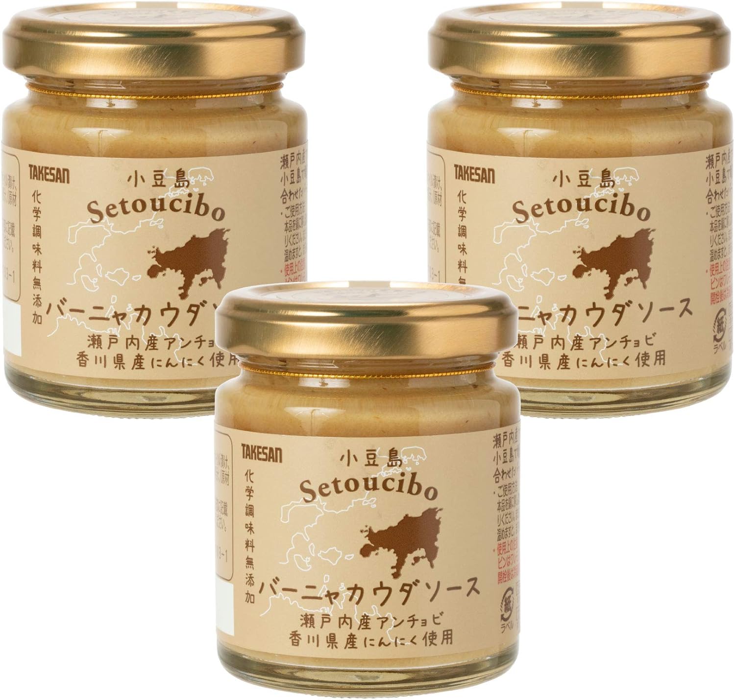 Amazon タケサン バーニャカウダ ソース 80g 3本 瀬戸内海産アンチョビ 香川県産にんにく 小豆島産丸大豆醤油を使用 タケサン ディップ サルサ 通販