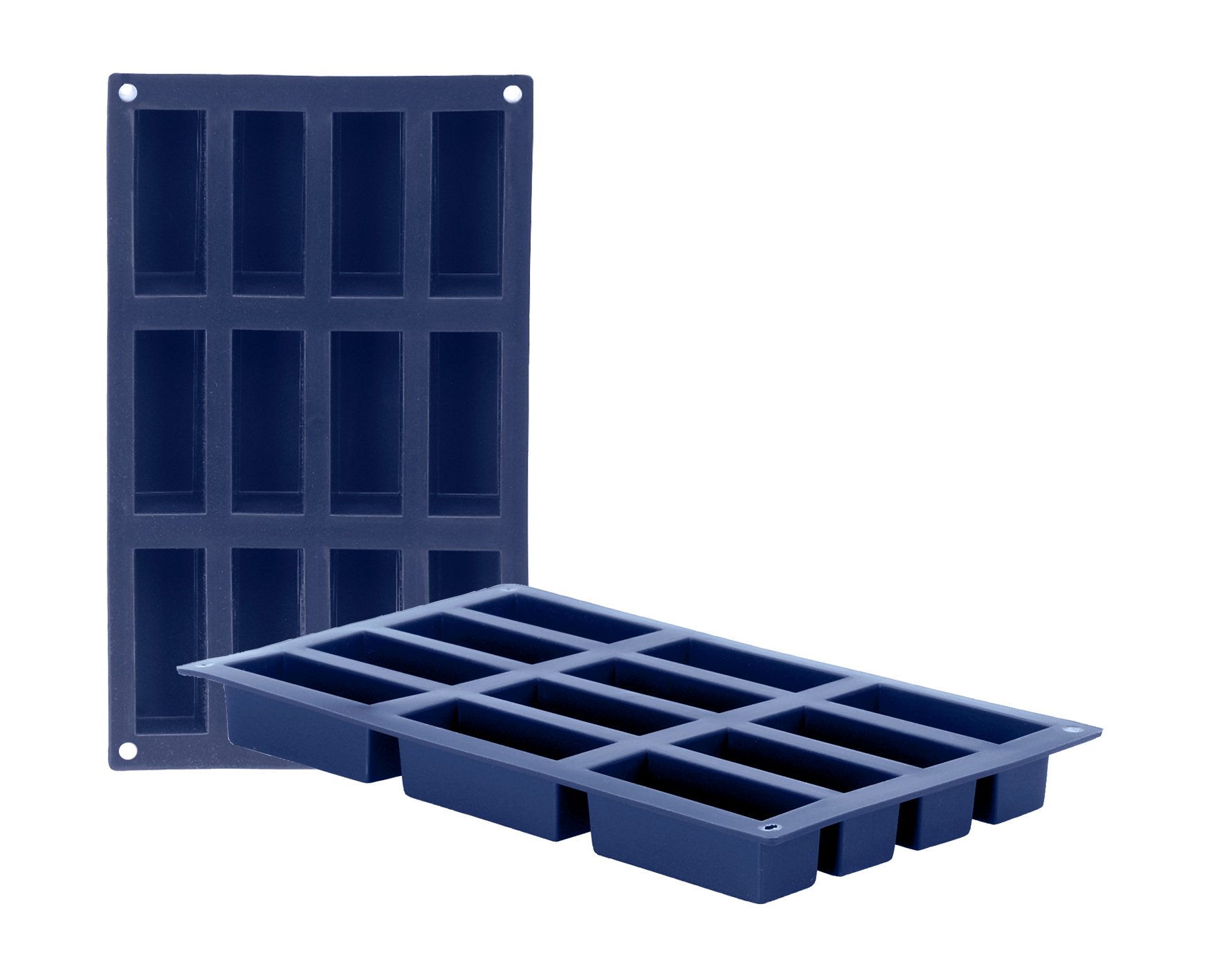 Ibili 870039 - Molde Cake 12 cavidades (7,9 x 2,9 x 3 cm) Blueberry