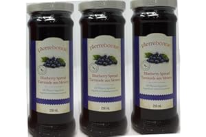 VALUBNDL: Bonne Maman Wild Blueberry Preserves �C 3 Pack (250ml Jars) �C 750ml Total �C Authentic French Confiture Spread �C VALU