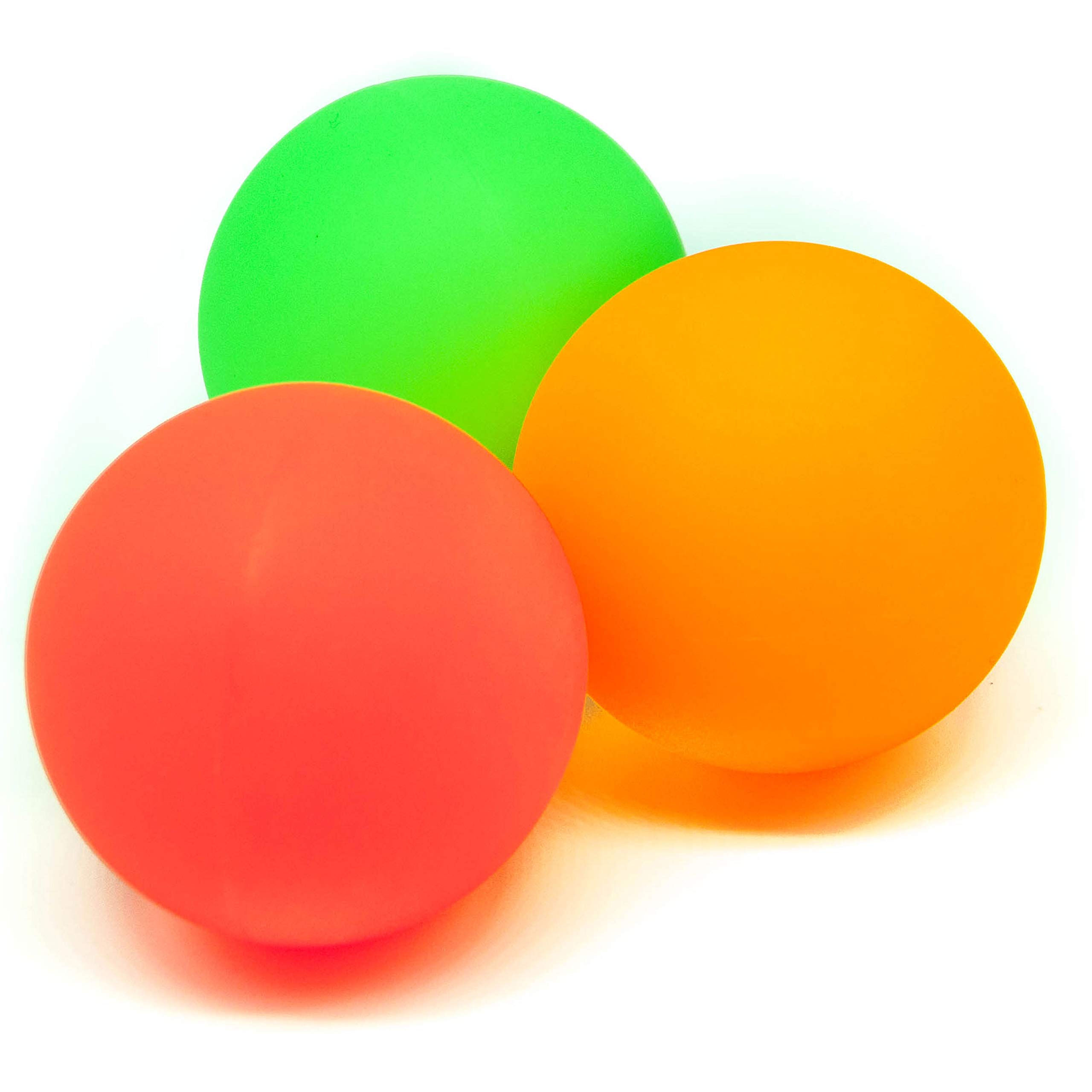 3x Dog Play Balls – GLOW IN THE DARK BALL – Made with Rubber – Bright & Fluorescent – Pet Glowing Balls – Interactive Toy, Training – Used with Ball Launchers for Dogs (Pack of 3)