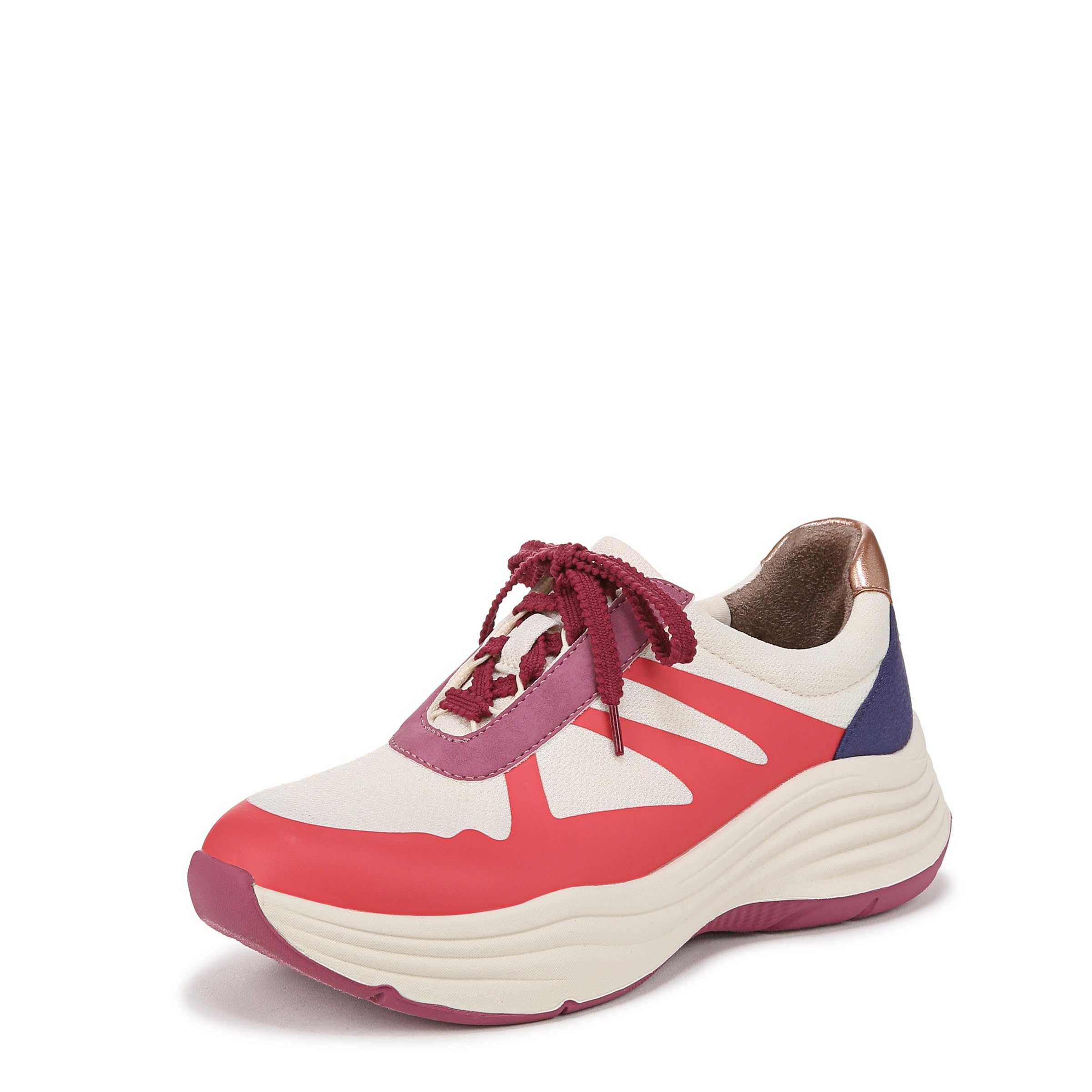 Bzees For Lifestride Women’s Impulse Sneaker, Coral Beach/Skipper Blue, 9 Wide