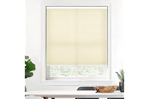 LazBlinds Cordless Cellular Shades, Light Filtering Honeycomb Shades with 1.5 inch Cells, Thermal Insulation Noise Reduction Blinds for Windows, 35" W x 72" H, Cream