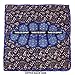 Third Eye Export Indian Mandala Floor Pillow Square Ottoman Pouf Daybed Oversized Cushion Cover Cotton Seating Ottoman Poufs Dog/Pets Bed (Blue Cover Only)