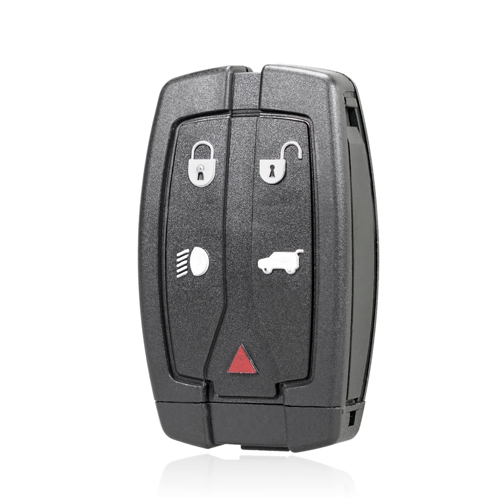 MACHSWON 5-Button Keys Replacement Keyless Entry Remote Car Key Fob Black NT8TX9 for Land for Rover LR2 2008-2012