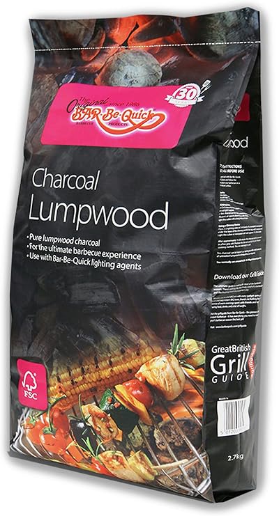 Bar Be Quick Lumpwood Charcoal 2.7kg - Premium Quality for BBQs