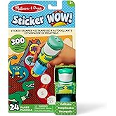 Melissa & Doug Sticker WOW!™ Sticker Stamper and 24-Page Activity Pad, 300 Stickers, Arts and Crafts Fidget Toy Collectible C
