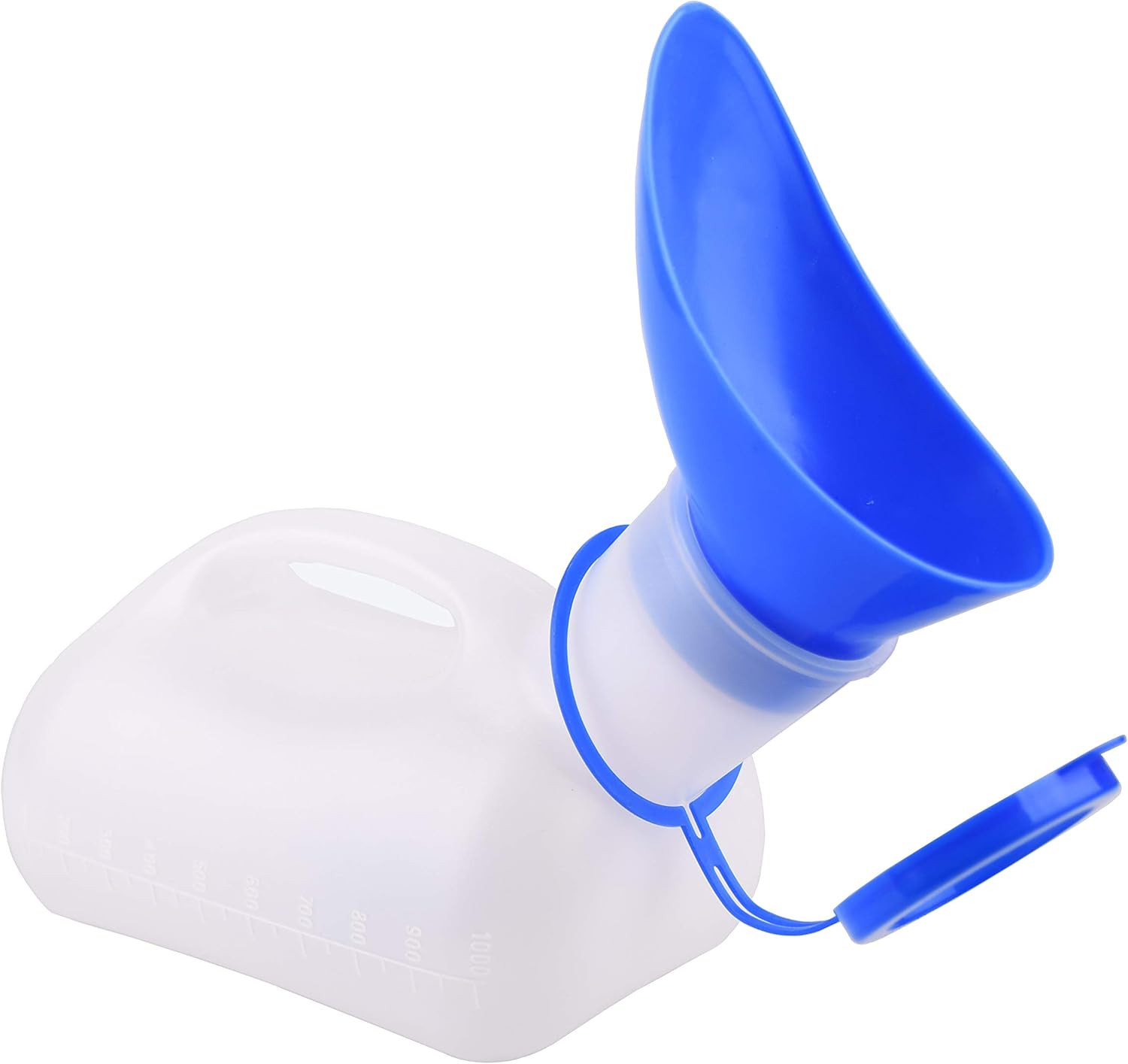 Alivonao Unisex Urinal for Car, Portable Urinal for Men and Women, Spill Proof Pee Bottle with a Lid and Funnel for Hospital, Home, Camping or Car Travel : Sports & Outdoors