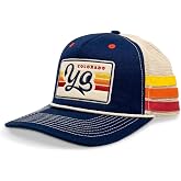 YoColorado Vintage Ranger Colorado Trucker Hat for Men &amp; Women - Custom Hats with Double Snapback, One Size Fits Most