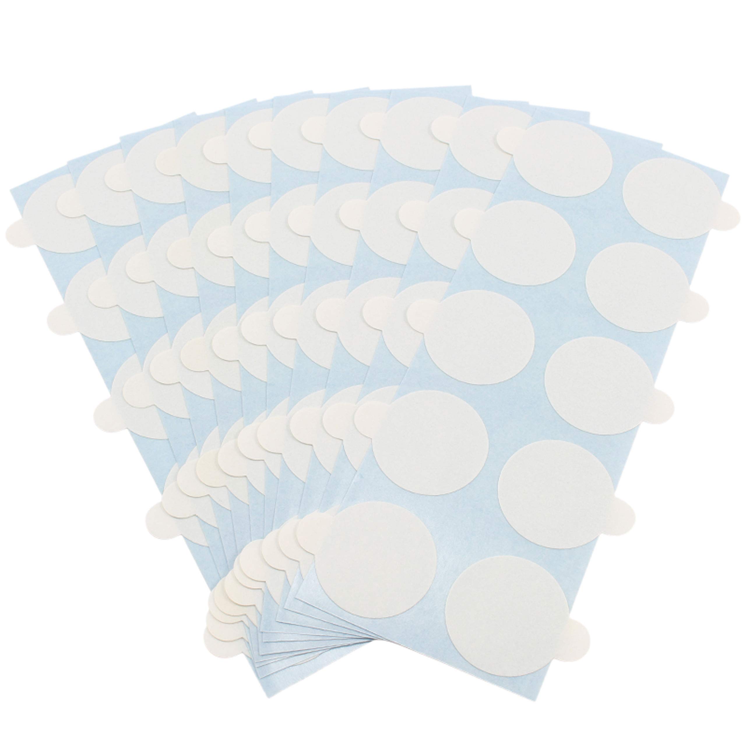 Klebeshop24 double sided adhesive points, removable on one side transparent diameter and quantity available