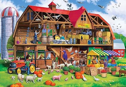 Amazon Com Master Pieces 71966 Cut Aways Family Barn Ezgrip