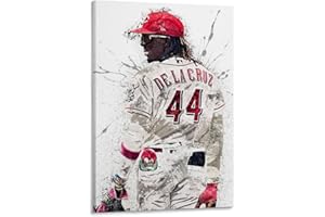 FANCHUANG Elly De La Cruz Poster Baseball Posters Canvas Wall Art For Home Decor Frame-style 12x18inch(30x45cm)