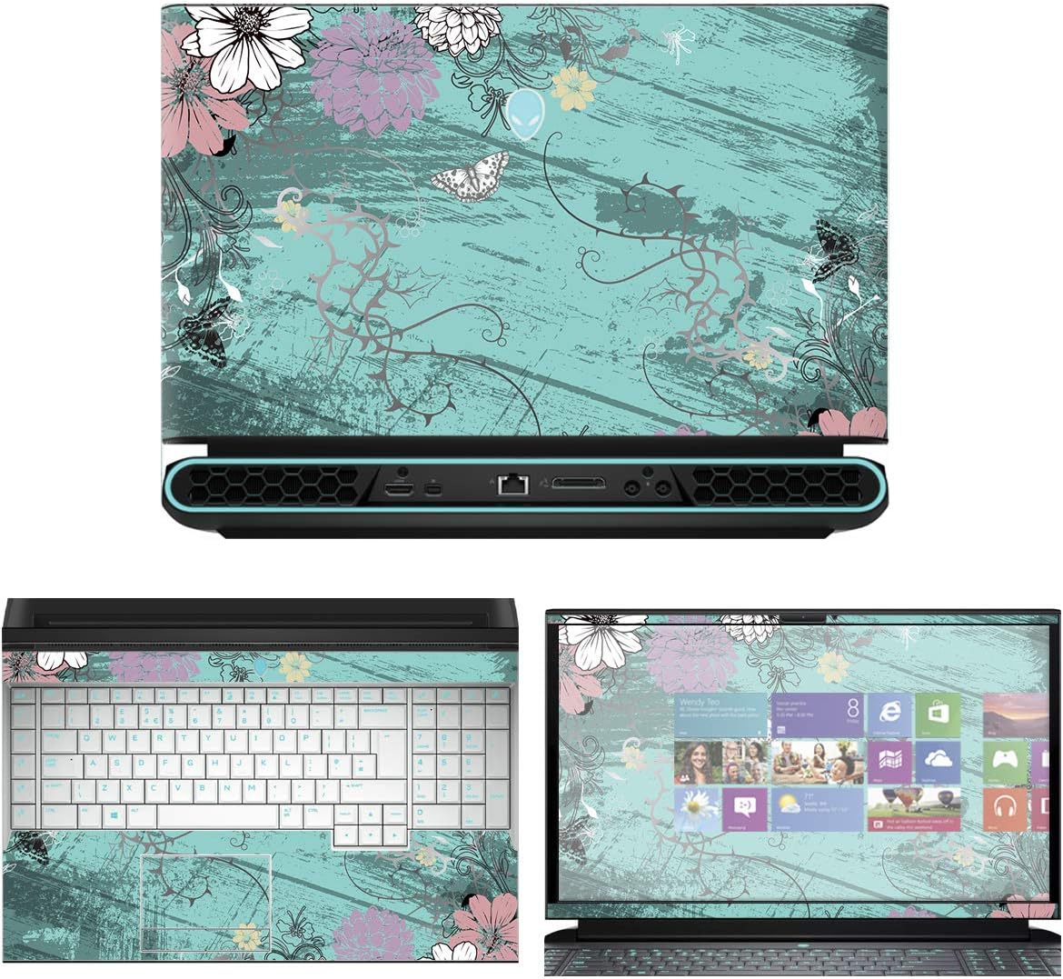 Decalrus - Protective Decal Skin Sticker for 2019 Alienware Area-51m AWAR51M (17.3" Screen) case Cover wrap ALarea51m_17-212